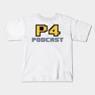 P4 Logo Shirt (no white border) Kids T-Shirt